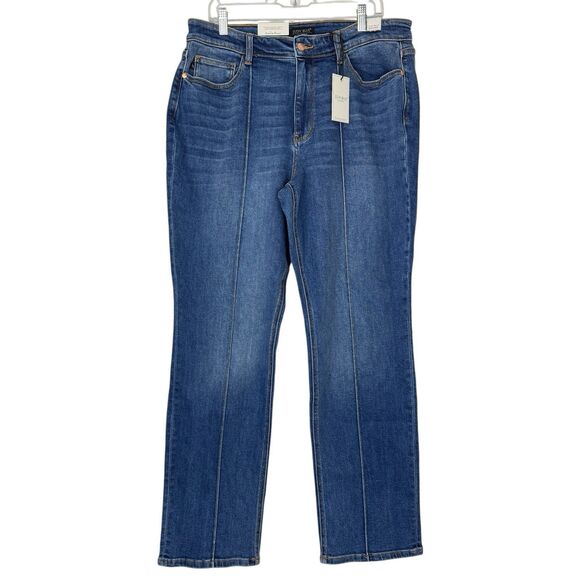 Judy Blue Jeans Size 18 W High Waist Straight 82571 Better Than Revenge - Picture 2 of 13